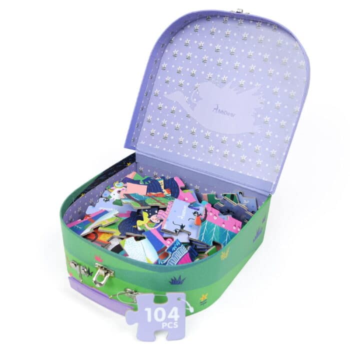 Mideer gift box puzzle uyuyan güzel çantalı puzzle set - görsel 3