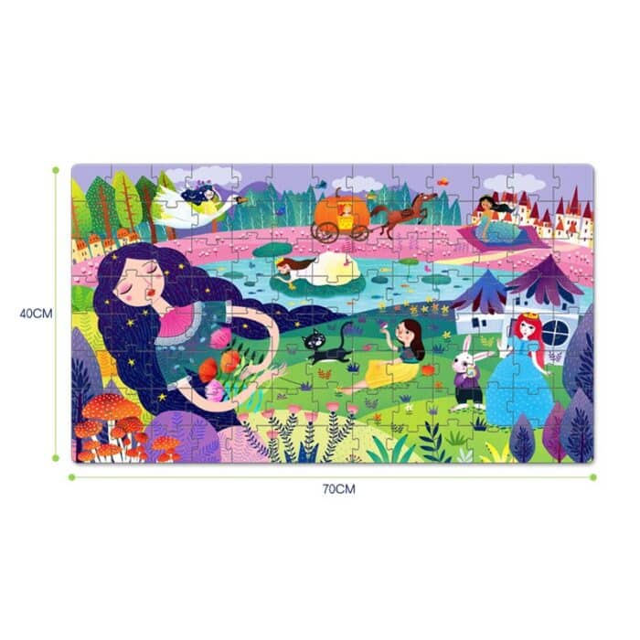 Mideer gift box puzzle uyuyan güzel çantalı puzzle set - görsel 2