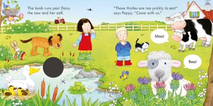Poppy and sam and the lamb - görsel 2