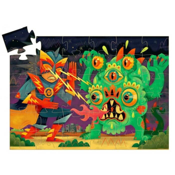 Djeco dekoratif puzzle 36 parça/süper boy - görsel 2