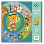 Djeco Yuvarlak Puzzle 24 Parça - Bir Yıl