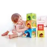 Hape Friendship Tower - Ahşap Küpler - Görsel 3
