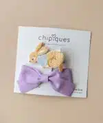 2'li Lila Rabbit Set