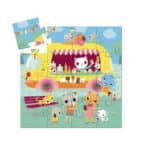 Djeco Dekoratif Puzzle 16 Parça - Ice Cream Truck - Görsel 2