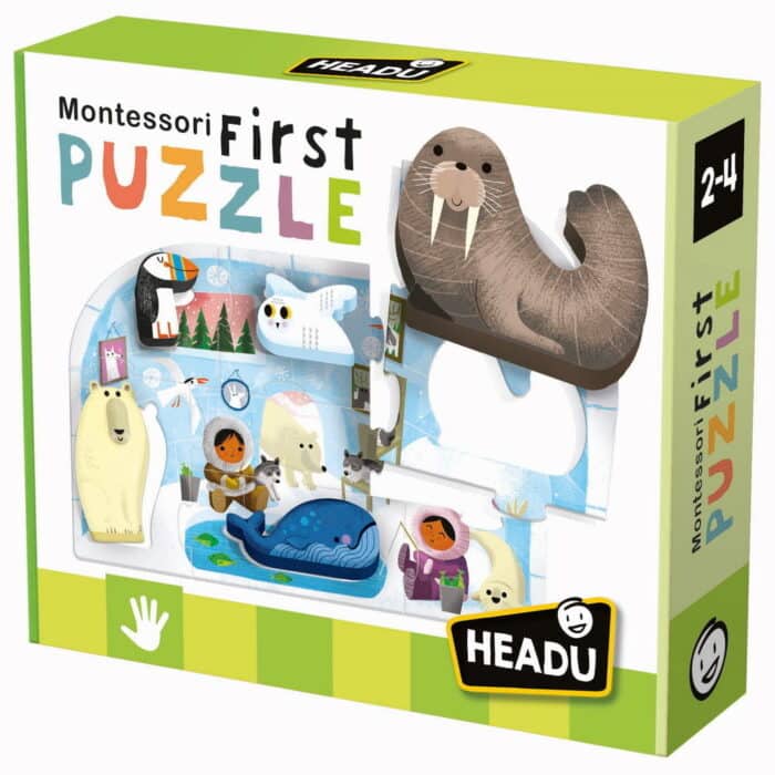 Headu montessori first puzzle pole (2-4 yaş) - görsel 1