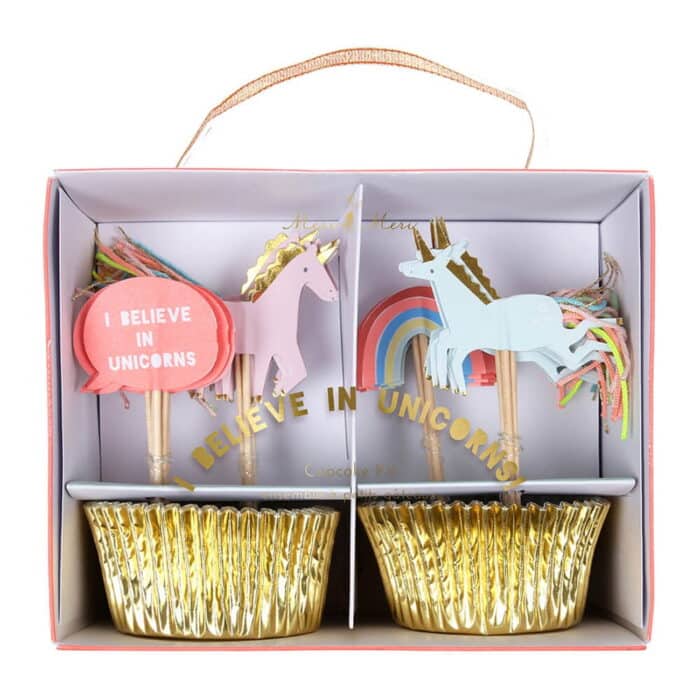 Unicorn cupcake kit - görsel 1