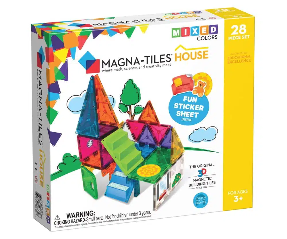 Acik Uclu Oyuncaklar Magna Tiles Ev 28 0E59D6 Magna-tiles ev 28 parçalı - görsel 1