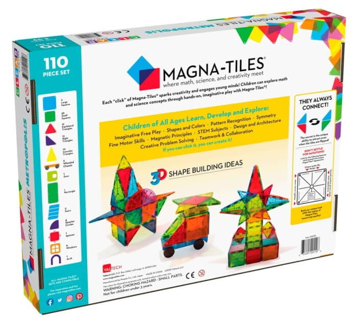 Magna-tiles metropolis 110 parçalı set - görsel 2