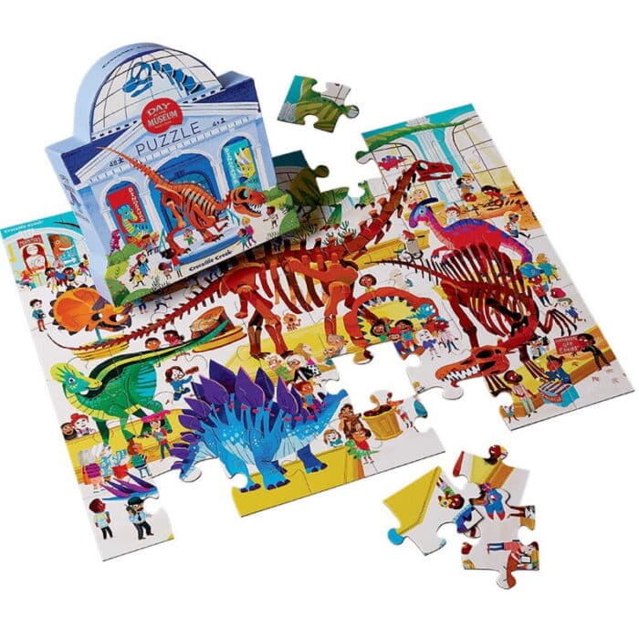 Crocodile creek müzede bir gün puzzle - 48 parça - - görsel 3