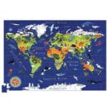 Crocodile Creek Poster Puzzle - 200 Parça - Dünya - Görsel 2