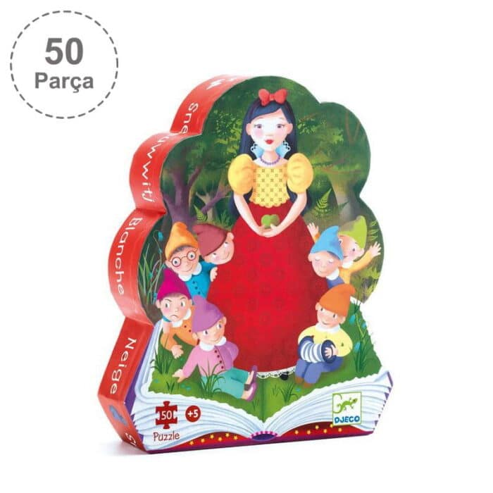 Djeco dekoratif puzzle 50 parça/snow white - görsel 1