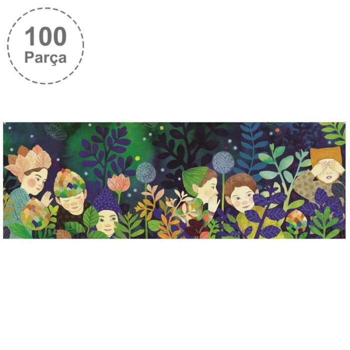 Djeco klasik puzzle 100 parça/secrets - görsel 1