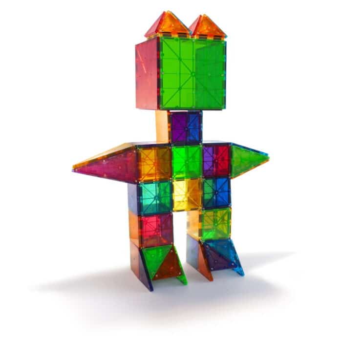Magna-tiles clear color 100 parça - görsel 9
