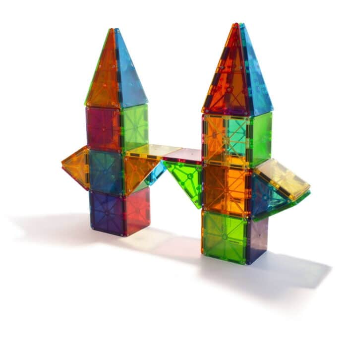 Magna-tiles clear color 100 parça - görsel 8