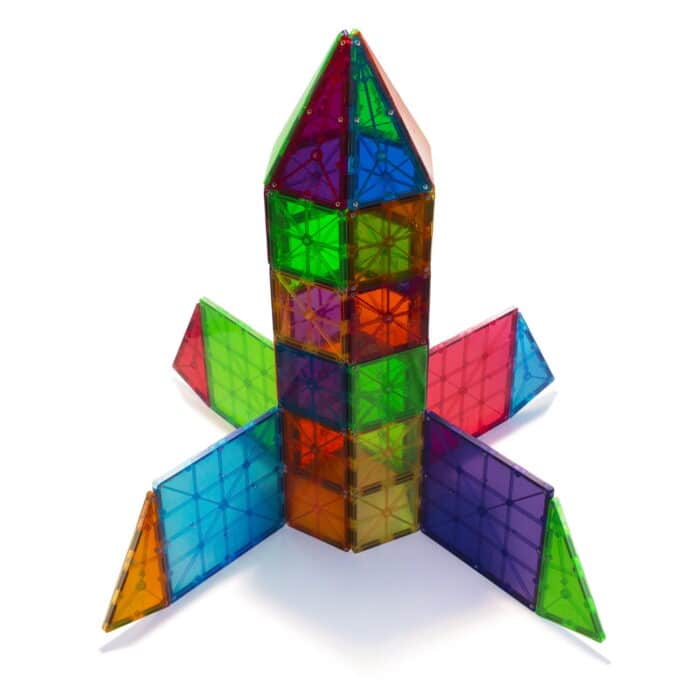 Magna-tiles clear color 100 parça - görsel 7
