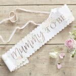 Baby Shower Mummy To Be Çiçekli Kuşak