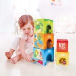 Hape Friendship Tower - Ahşap Küpler - Görsel 5