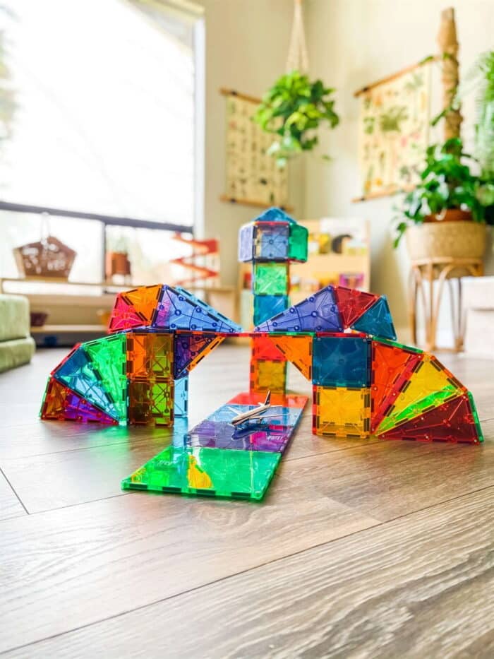 Magna-tiles clear color 100 parça - görsel 3
