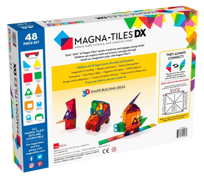 Miknatisli oyunlar magna tiles clear c e 630c