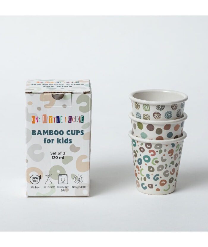 One little foodie bambu bardak 3'lü set (120 ml) - görsel 3