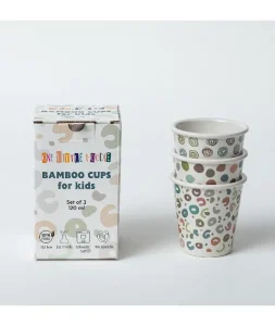 One Little Foodie Bambu Bardak 3'Lü Set (120 Ml)