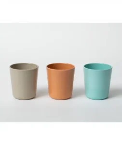One Little Foodie Bambu Bardak 3'Lü Set (250 Ml) - Görsel 2