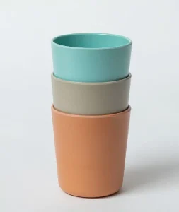 One Little Foodie Bambu Bardak 3'Lü Set (250 Ml) - Görsel 3