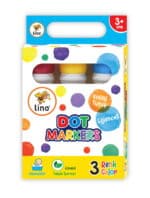LİNO DOT MARKERS 3LÜ YIKANABİLİRimii