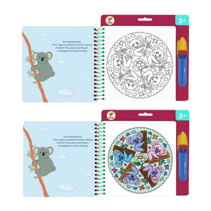 Li̇no aqua magi̇c book mandala (si̇hi̇rli̇ boyama ki̇tabi) - görsel 2