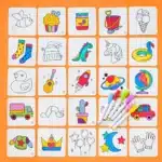Mori Toys Color Me Memory - Boyamalı Hafıza, Dikkat ve Hız oyunu - Görsel 3