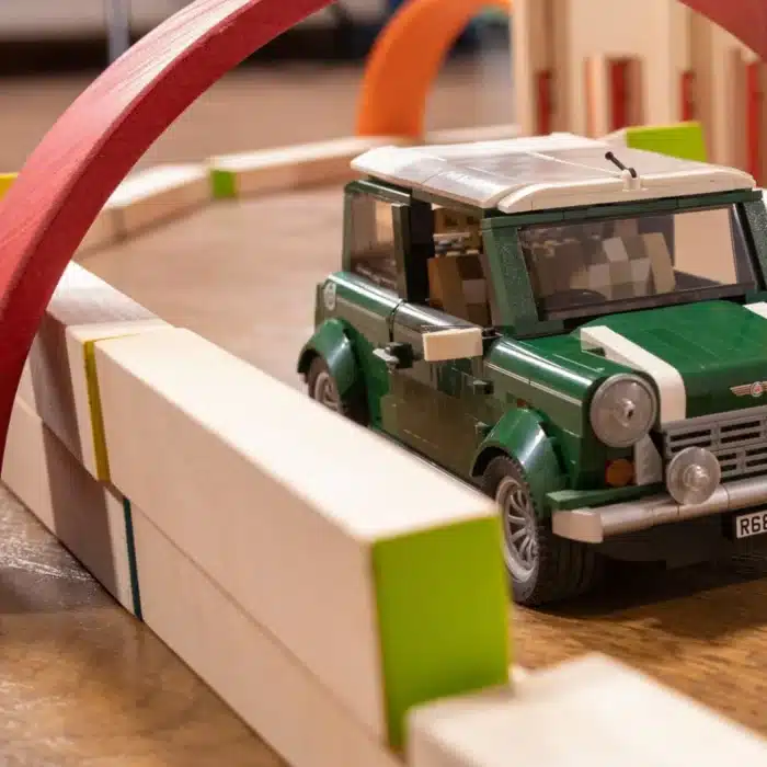 Mori toys giant blocks 54 parça dev ahşap yapı blok seti - görsel 3
