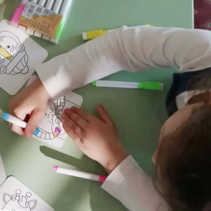 Mori toys mix & color: animals - karıştır renklendir hayvanlar puzzle - görsel 7