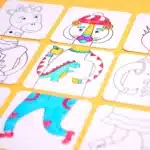 Mori Toys Mix & Color: Animals - Karıştır Renklendir Hayvanlar Puzzle - Görsel 4