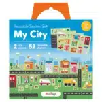 Mori Toys Reusable Sticker Set: My City - Tak Çıkar Çıkartma Oyunu