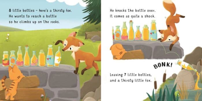 Ten little bottles sitting on the wall - görsel 3