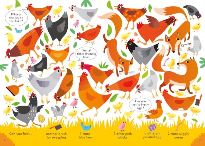 Look and find puzzles on the farm - görsel 3