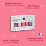 Waterbased PARTY501- Sheepy &Polly & Cookie & Kitty & Piglou - SİMLİ FRAMBUAZ & SİMLİ AÇIK PAMBE & PEMBE & SEDEFLİ PEMBE & SEDEFLİ MOR - Görsel 3