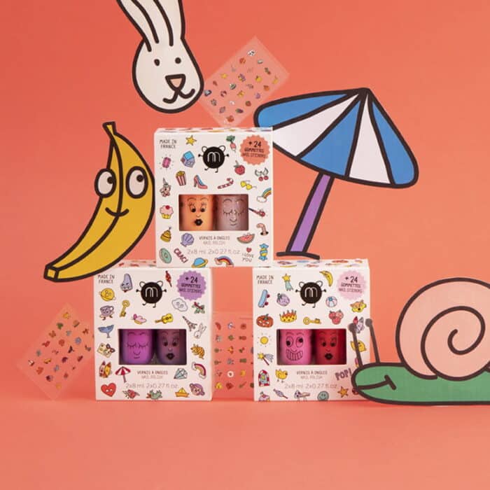 Marshi piglou sticker set- wow - görsel 3