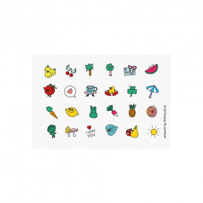 Marshi piglou sticker set- wow - görsel 4