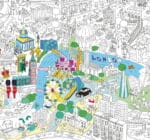 OMY Coloring Poster - Boyama Posteri - London - Görsel 2