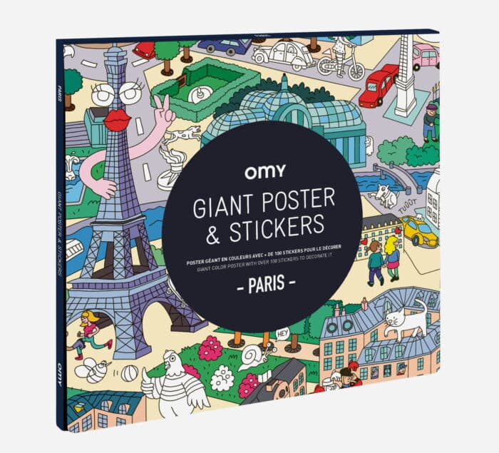 Omy poster & stickers - paris - görsel 1