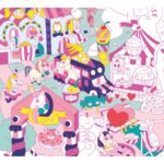 OMY Coloring Poster - Boyama Posteri - Lily Unicorn - Görsel 2
