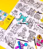 OMY Coloring Poster - Boyama Posteri - ABC - Görsel 2