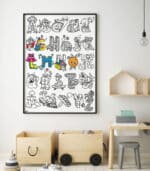 OMY Coloring Poster - Boyama Posteri - ABC - Görsel 4