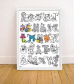 OMY Coloring Poster - Boyama Posteri - ABC - Görsel 5