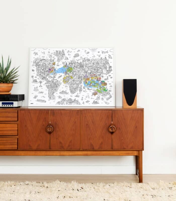 Omy coloring poster - boyama posteri - atlas - görsel 3