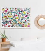 OMY Coloring Poster - Boyama Posteri - Baby Pop Art - Görsel 2