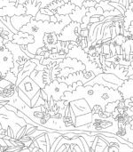 OMY Coloring Poster - Boyama Posteri - Jungle - Görsel 3