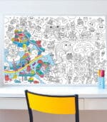 OMY Coloring Poster - Boyama Posteri - Kawaii - Görsel 3
