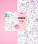 OMY Coloring Poster - Boyama Posteri - Kawaii - Görsel 5